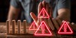 © Mia - A conceptual risk control graphic illustrating crisis prevention, operational stability, strategic protection, problem interception, and safeguarding organizational processes from disruptions