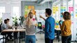 © Ava - Creative team brainstorming session with sticky notes on glass wall, project roadmap planning and agile development strategy for startup innovation and marketing ideas