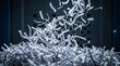 © NovaShots - Shredded paper confetti in a modern explosion for abstract design concepts.