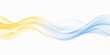 © Mstsamala - Abstract Blue Smoke Wave Background with Flowing Colorful Light Curves Smooth Vector Design and Modern Abstract Illustration Wallpaper Backdrop