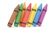 © MstKalpana - Group of colorful wax crayons for drawing and art projects
