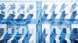 © BlackBridge Media - Architect Standing in Modern Digital Building Blueprint
