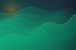 © Ehassan11 - Green gradient background with rising line chart