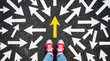 © Merry Creation - Choosing The Right Path Life Decision Concept Illustration