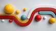© KohXD - Vibrant and colorful object representing innovative refund path concept for seamless customer experience and returns