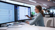 © Andrey Popov - Young Woman Uses Computer To Organize Files