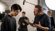 © Nophathai - Asian Actor Receiving Frustrated Direction on Professional Film Set