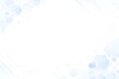 © snow-aiai - 白を基調とした六角形と幾何学ラインの先進的なビジネス向けベクター背景（AI生成）