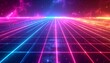 © Bagus Skak - Abstract digital grid pattern with vibrant colors.