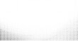 © Graphix Hub - Halftone dot pattern background, black and white gradient texture, minimalist vector wave design for modern graphic overlays and print media