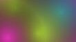 © Mubashar - Abstract colorful gradient background with soft blurred bokeh lights with lights green pink pink blue hues