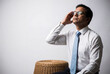 © Meow Creations - Stressed indian businessman touching temple in contemplation