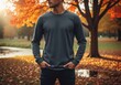 © Rodriguez - Autumn Blaze: Golden Light on a Casual Stroll