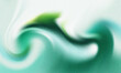 © Abdulla Al Mamun - Digital abstract background featuring soft flowing waves of emerald, green and white creating a serene and ethereal liquid motion effect