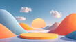 © Stunnig Graphics - Immersive abstract wallpaper featuring three dimensional digital shapes and polished artistic lighting