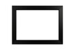 © PNG Kingdom  - Simple black rectangular frame with broad border isolated