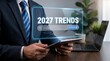 © Tipapat - AI Search for 2027 Business Trends and Enterprise Market Intelligence with Digital Analytics Strategic Planning Intelligent Discovery Data Analysis. new