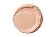© PNG Kingdom  - Round peach foundation cream smear with a spiral center
