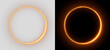 © Тетяна Миргородська - Luxury Glowing Gold Circle Border PNG