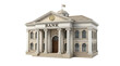 © Donnangelo - Classic Bank Building Facade with Columns and Dollar Sign Emblem PNG Isolated on transparent background