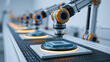 © Nattapol - Smart manufacturing workflow robotic arm assembly line automation industrial robot machine production conveyor technology factory precision