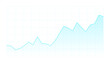 © Kohinur - Blue trend line graph with light area fill on white grid