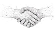© Rawpixel.com - PNG Digital handshake connection illustration.