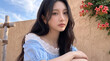 © CoreSelect - 파란 원피스의 여성 포트레이트 / Portrait of a Woman in a Blue Dress
