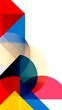 © Sudarmaulana - Abstract geometric art with vibrant overlapping triangles.