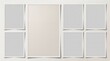 © Irina - Blank frames arranged for creating a photo collage concept