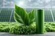 © Thi - green supports leaf through energy with renewable carbon battery and solar for commerce and finance