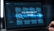 © LORD - Digital security vulnerability scan interface displayed on a sleek laptop screen for modern cyber protection monitoring