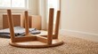 © starush - Close view of an upside down side table after home assembly