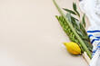 © vetre - Sukkot lulav etrog tallit jewish holiday four species