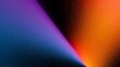 © Harry - Vibrant geometric abstract composition featuring bold contrasting gradients of deep purple and bright orange textured surfaces in sharp digital art