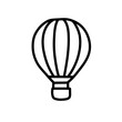 © Della - Hot air balloon line icon for travel and adventure.