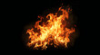 © Create Sagor - Flames design Fire flames burning on black background. Inferno and blaze concept. Hot flame isolated. Textured heat and burning energy concept PNG