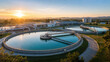 © Yurii Semonov - Municipal Drinking Water Treatment Plant with Circular Clarification Basins