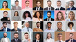 © New Africa - Many different men and women. Collage of portraits