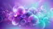 © Yaseen - Purple blue bubble sphere texture for dreamy abstract backdrop