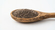 © ENDRY - Chia seeds on wooden spoon.