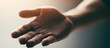 © john - Human hand extending to provide assistance and care. Aid, comfort, nurturing idea
