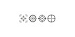 © Jpeg shop opened - Crosshair targets for aiming in warfare sniper rifle scope reticle crosshair aiming sight weapon scope reticle reticle target aiming sight weapon.