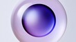 © nicole - Layered Purple Sphere on Soft Gradient Background