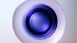 © nicole - Layered Purple Sphere on Soft Gradient Background