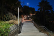 © Eduard Shelesnjak - Betontreppe und Meer in Benalmadena in blaue Stunde, Spanien