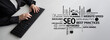 © InfiniteFlow - A business professional works on digital marketing strategies focused on SEO, keyword planning, and data analytics to enhance online visibility and engagement. Tessel