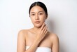 © Rayhan - Beautiful Asian Woman Touching Face For Skincare Concept