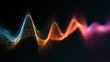 © Umrah - Ethereal glowing particle waves transition from cool blue to warm orange and pink