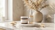 © Panuwat - Organic skincare routine with botanical ingredients for a glowing complexion.